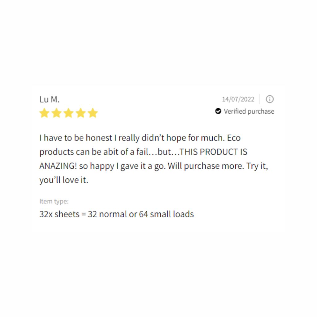 Laundry Detergent Eco Sheets | Detergent Sheet | Thelittlebigbamboo