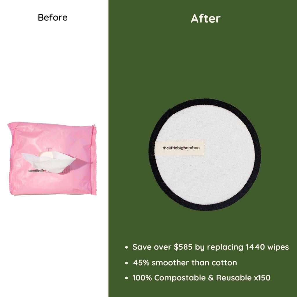 Bamboo Makeup Remover Pads | Makeup Pads | Thelittlebigbamboo