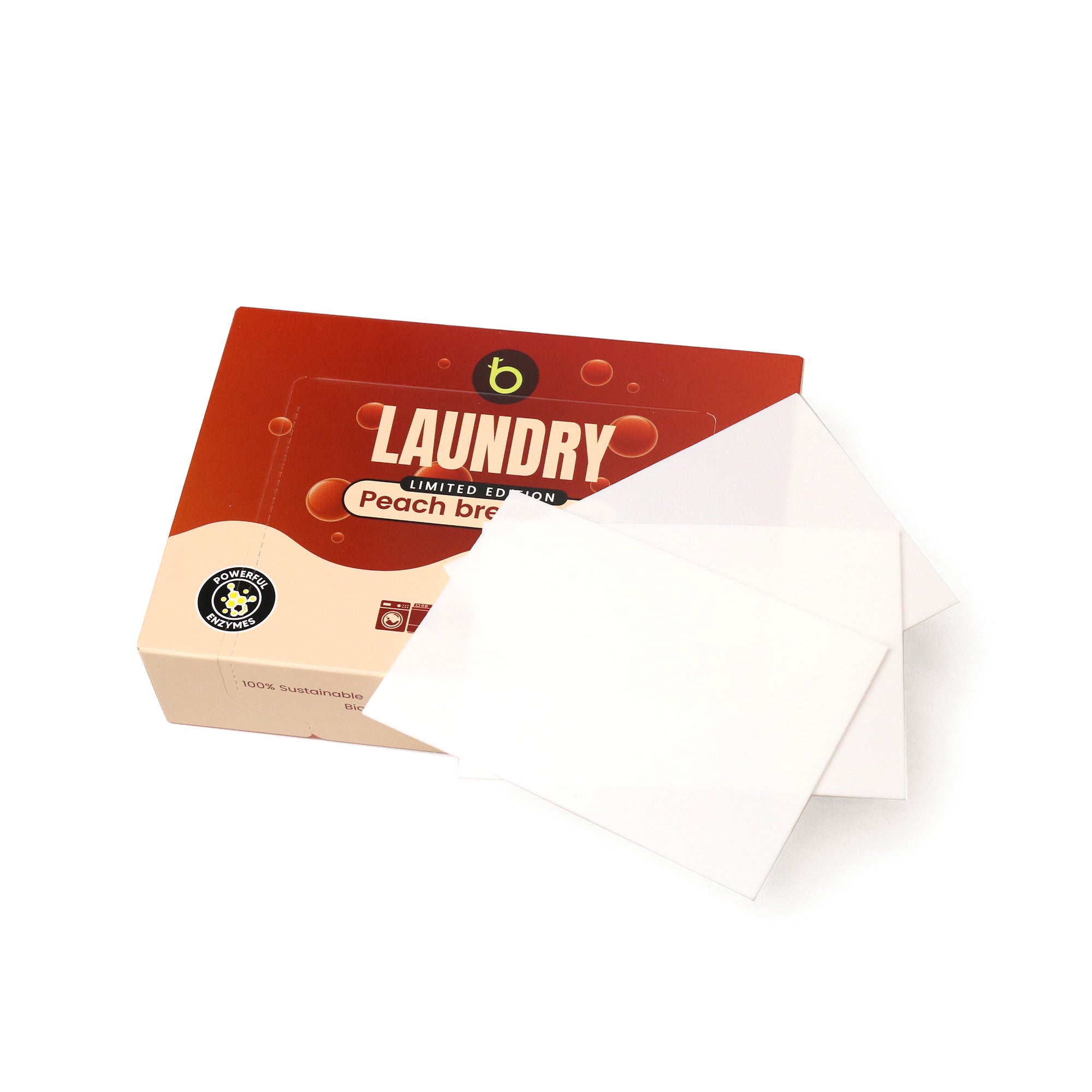 Peach Breeze Tea Laundry Detergent Sheets 😍 Limited Edition