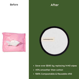 Bamboo Makeup Remover Pads | Makeup Pads | Thelittlebigbamboo
